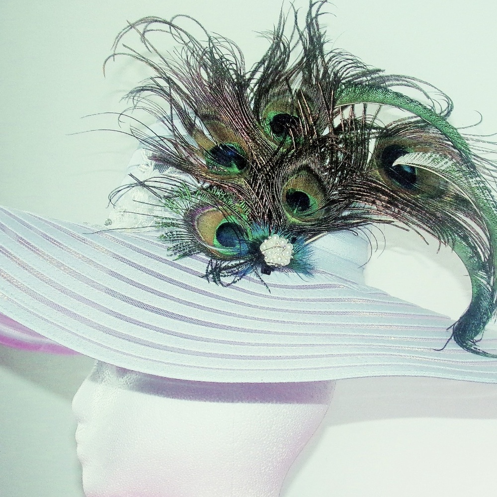 Women's wide brim Designer fashion Derby hats